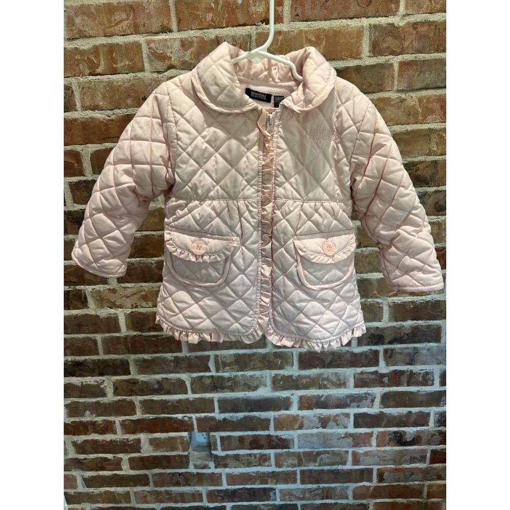 Kenneth Cole Pink Jacket, Girl's 3T, Perfect For Fall And Winter, Stylish Jacket